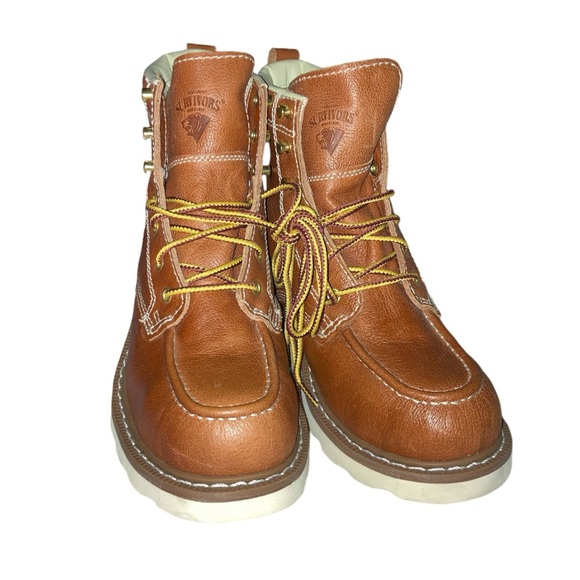 Herman Survivors Oakridge Leather Steel Toe Work Boots - Picture 13 of 14